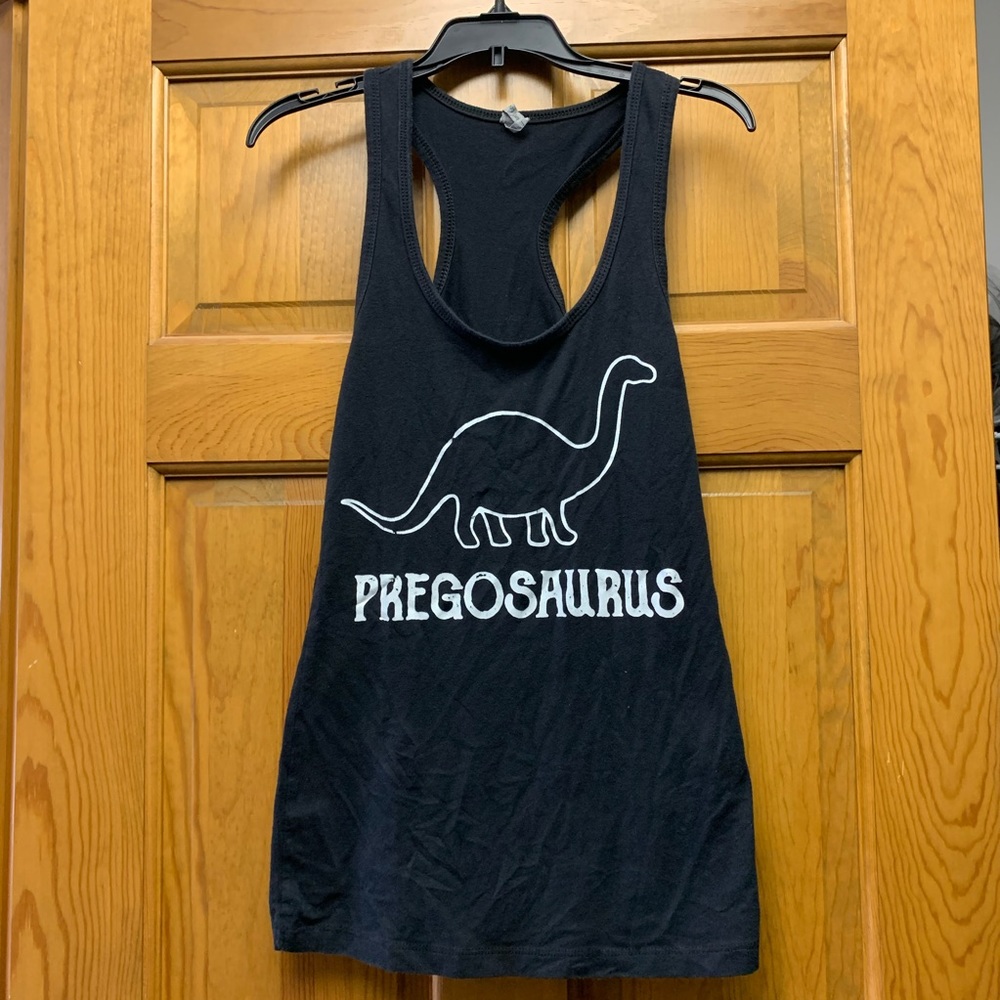 Racerback tank top pregnancy announcement